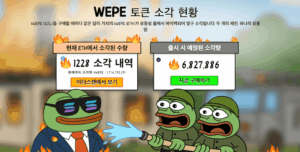 월스트리트 페페 소각
