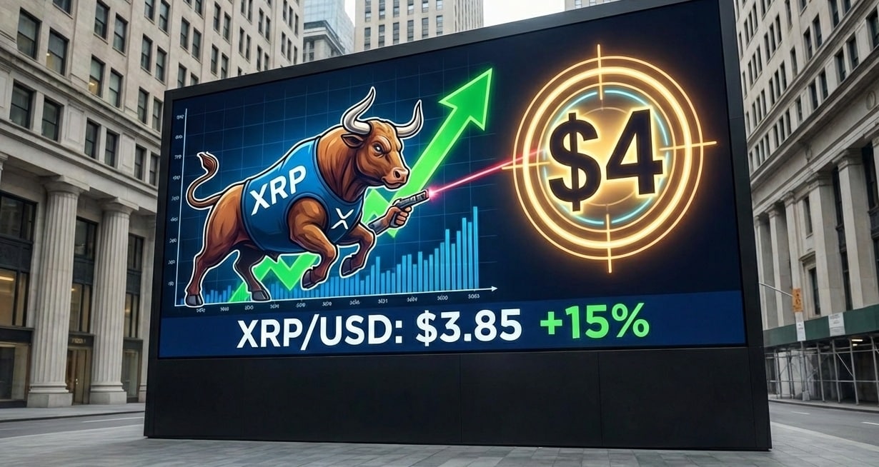 [리플 전망] 2026년 첫 ‘골든 크로스’ 임박… XRP/USDT 4달러 돌파하나?