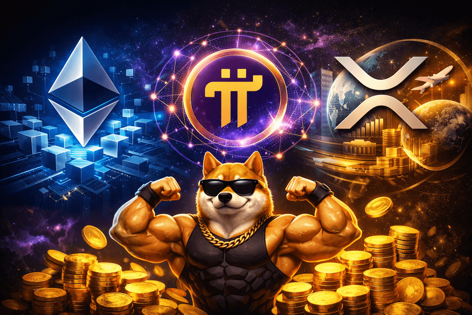 그록 AI 전망…2026년 이더리움·파이(PI)·XRP 가격 시나리오 분석