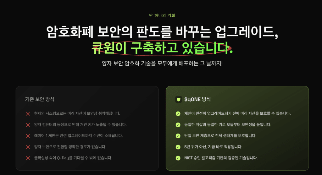 큐원 프리세일