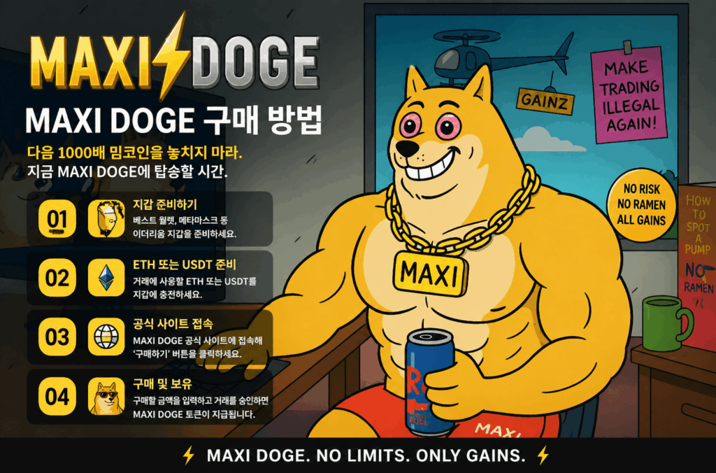 2026년 도지코인 테마 밈코인 | 맥시도지 구매방법 A-Z