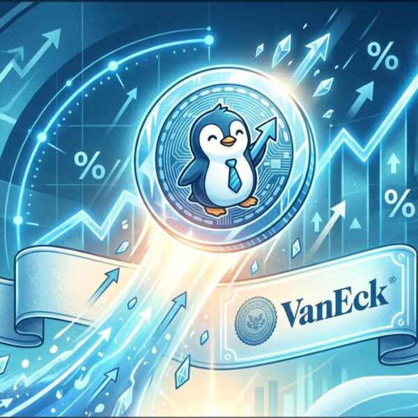퍼지펭귄(PENGU) 코인, 반에크 발표 호재 선반영? 오늘 8.5% 추가 반등