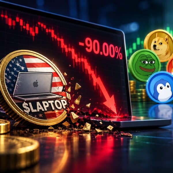 헌터 바이든 밈코인 LAPTOP, 1시간 만에 90% 폭락 – 예견된 참사?