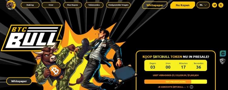 Bitcoin Bull presale, welke crypto gaat stijgen