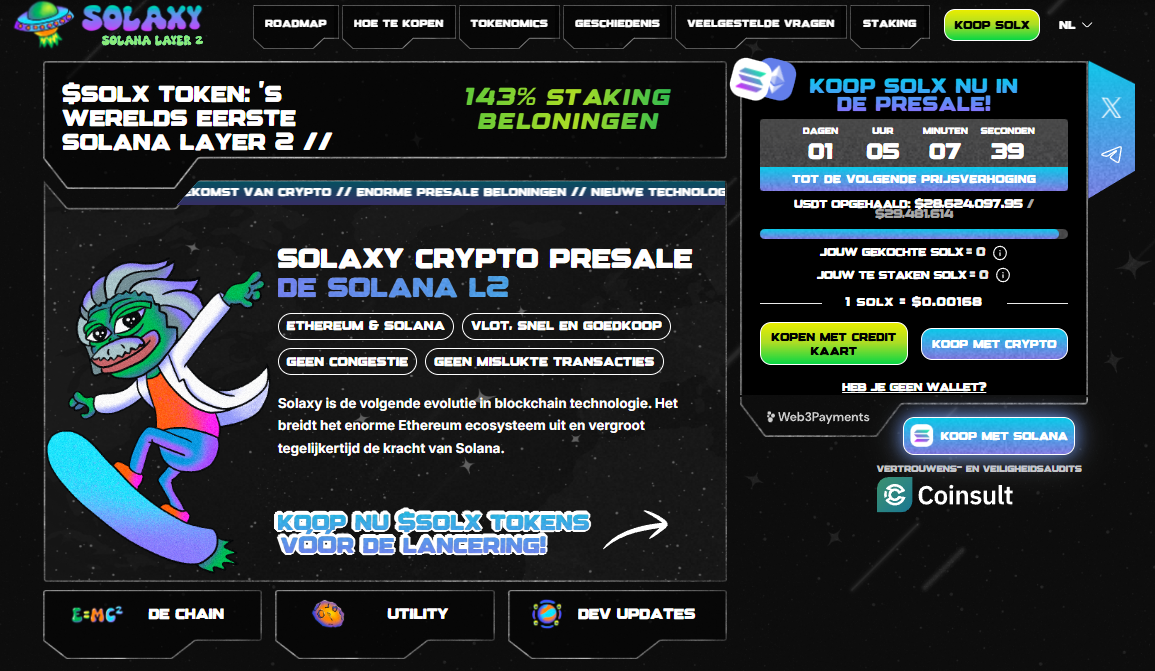 Solaxy SOLX presale