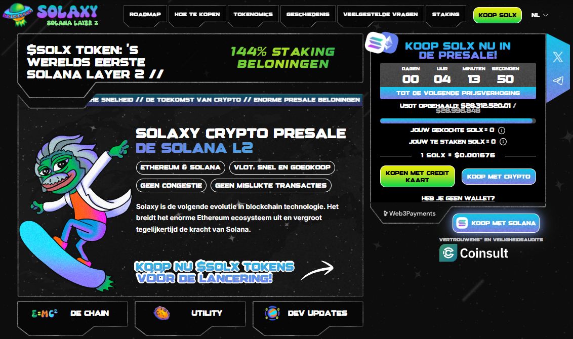 Solaxy presale SOLX