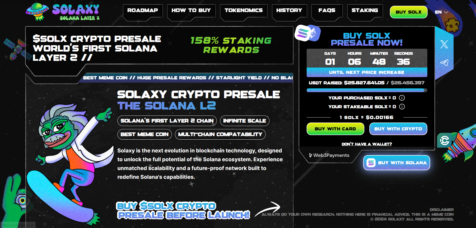 Solaxy $SOLX presale