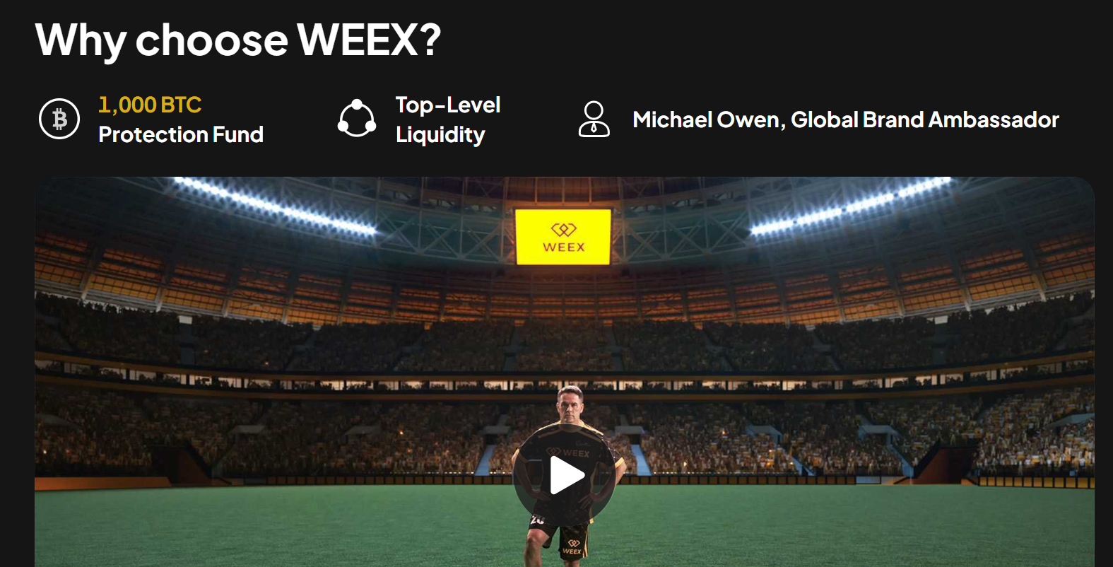 Weex homepagina