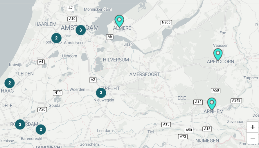Bitcoin ATM map
