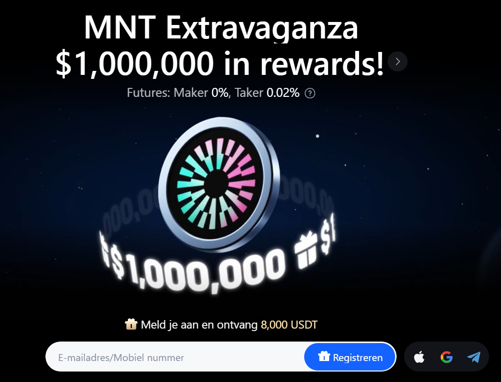 Een alternatief voor crypto kopen met iDEAL: MEXC