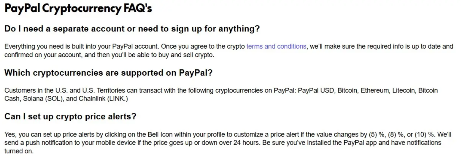 PayPal ondersteunt Solana