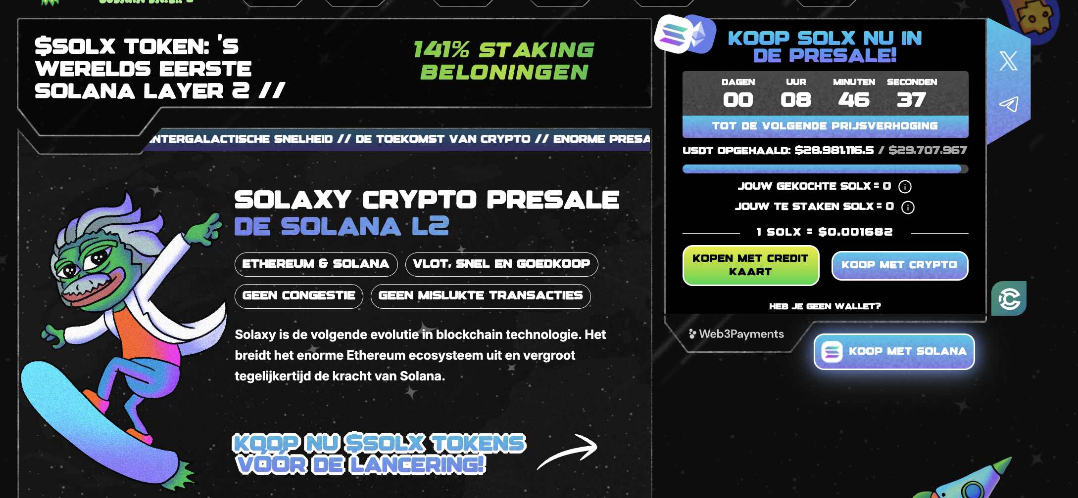 $SOLX presale
