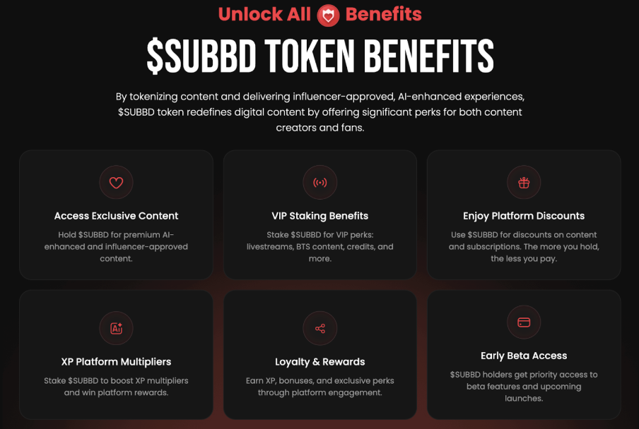 ai crypto, nieuwe crypto, crypto presale, welke crypto kopen SUBBD