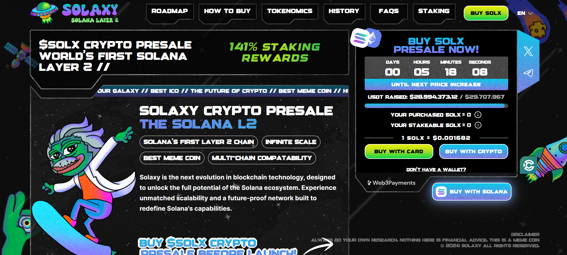 Solaxy presale