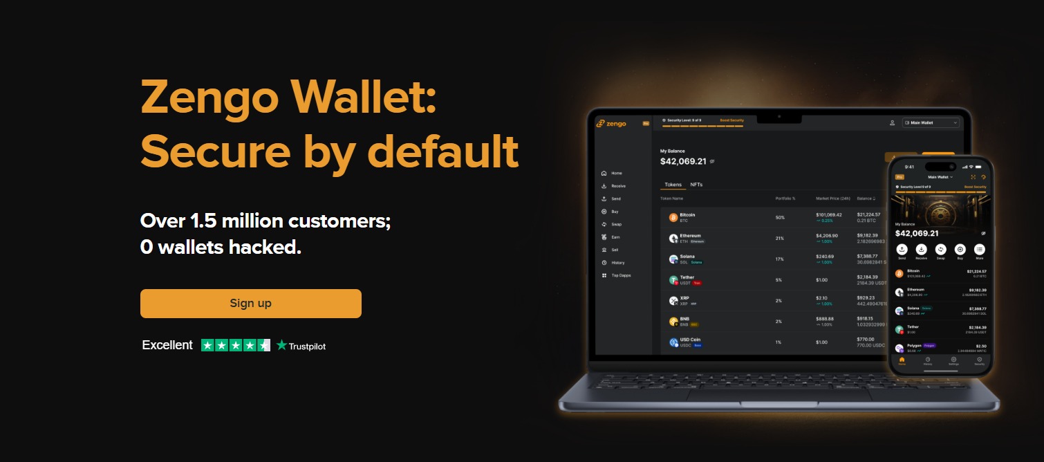 Zengo ethereum wallet