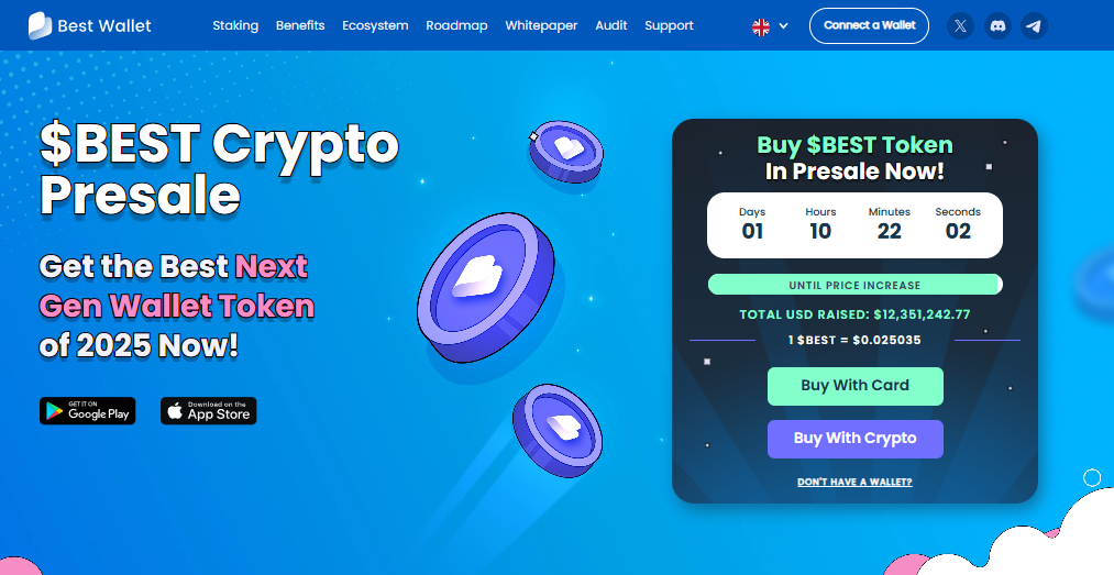 Best Wallet Token presale BEST