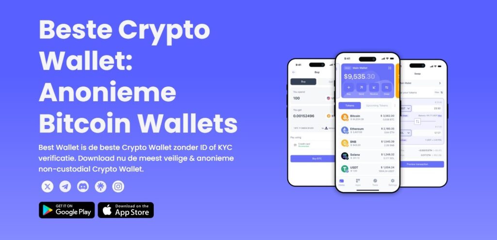 Best Wallet, beste optie om in te spelen op de Bitcoin koers verwachting