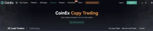 CoinEx copy trading platform