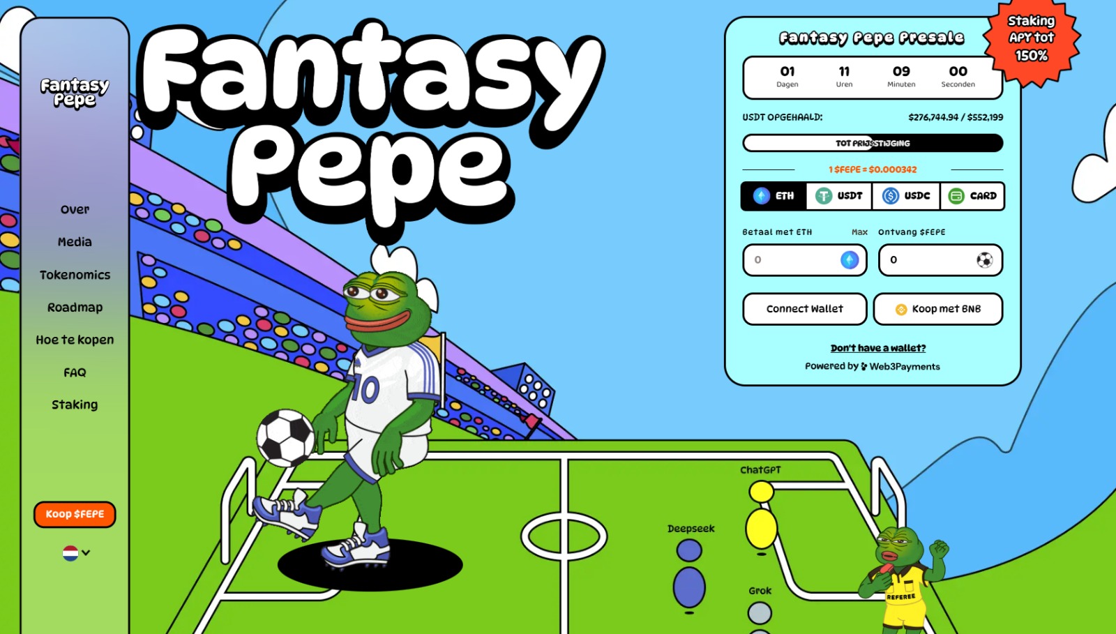 Fantasy pepe presale