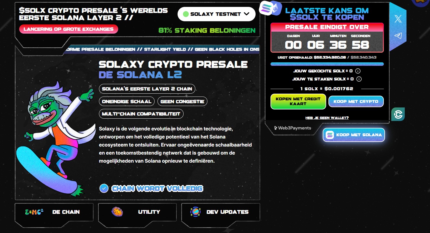 Beste veelbelovende crypto 2025 Solaxy