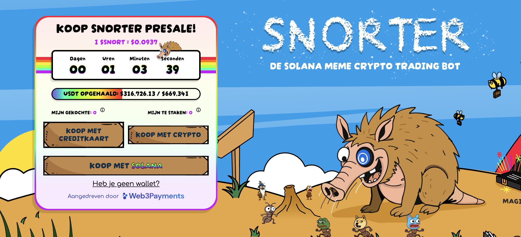 Snorter Token $SNORT presale