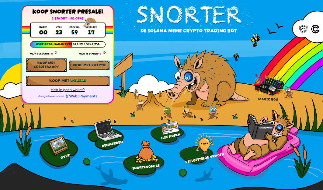 Snorter token presale snort