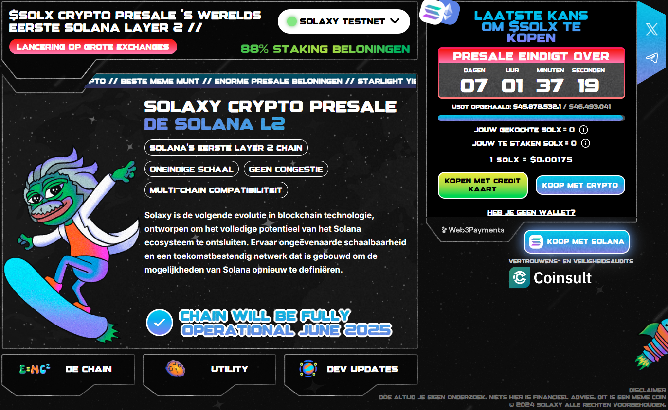 Solaxy ($SOLX) presale 2025