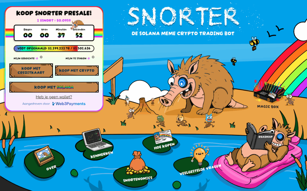 Snorter Bot ($SNORT) presale 2025