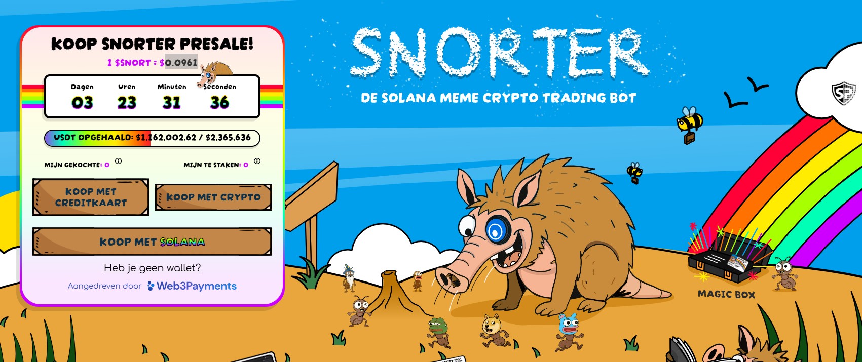 snorter bot token met potentie