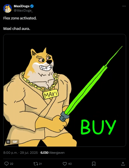 Maxi Doge tweet