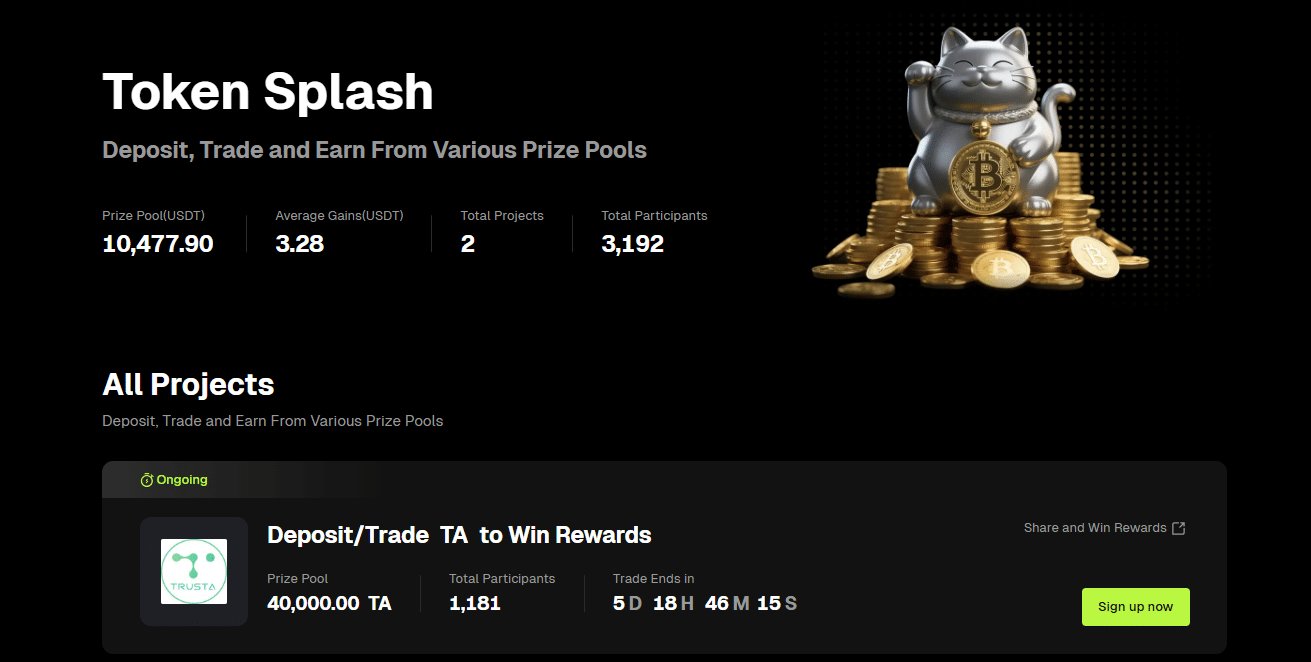 Token splash op Bitunix