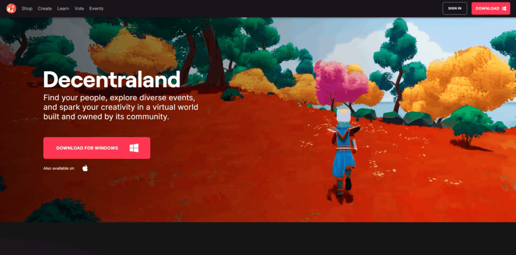 Decentraland ($MANA) crypto gaming project met potentie in 2025