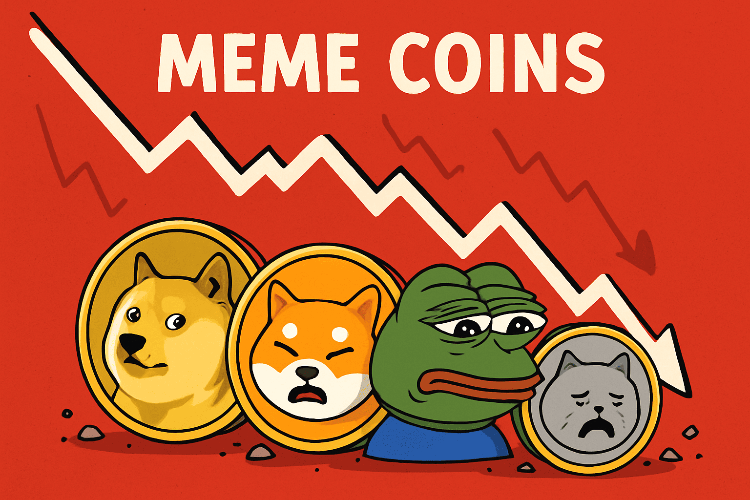 Meme coins en NFT’s crashen 5% terwijl Mantle en Pump.fun tegen trend in stijgen