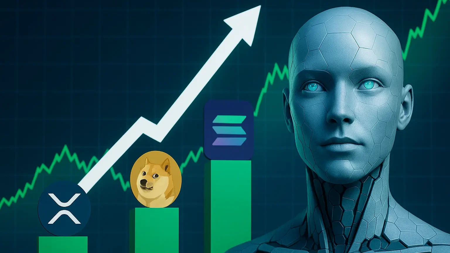 Claude AI voorspelt XRP, Dogecoin en Solana koersen eind 2025
