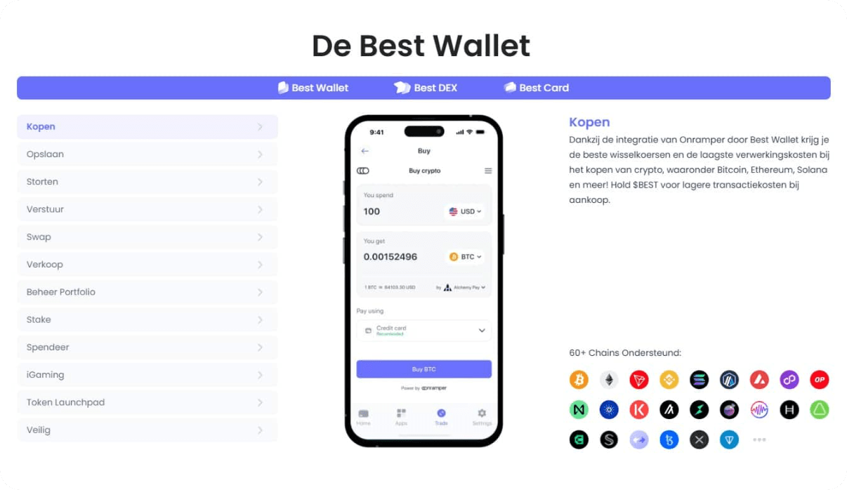 Beste crypto wallet Nederland 2026- Top 10 Beste Bitcoin wallets