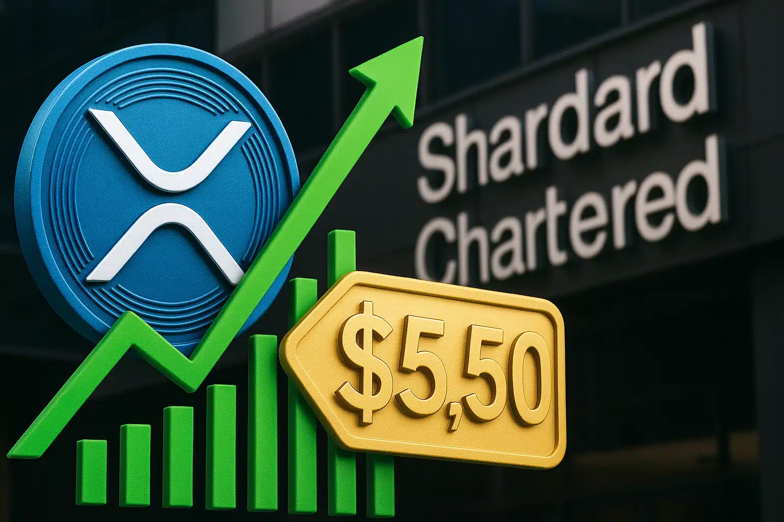 Ripple koers klaar voor pump volgens Standard Chartered – koers naar $5,50 eind 2025?