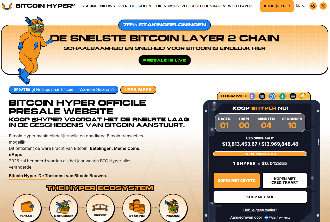 Bitcoin Hyper ($HYPER) presale 2025