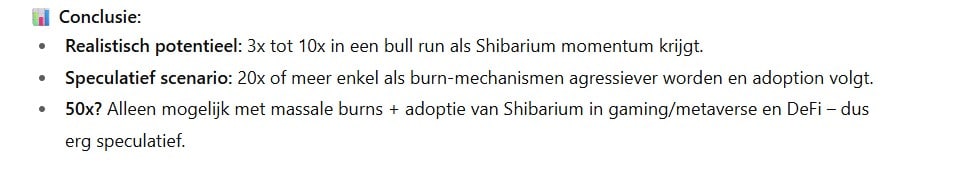 Shiba Inu heeft meer potentie tot stijging, aldus ChatGPT