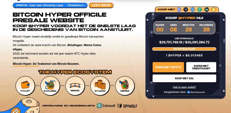 Bitcoin Hyper Presale $HYPER