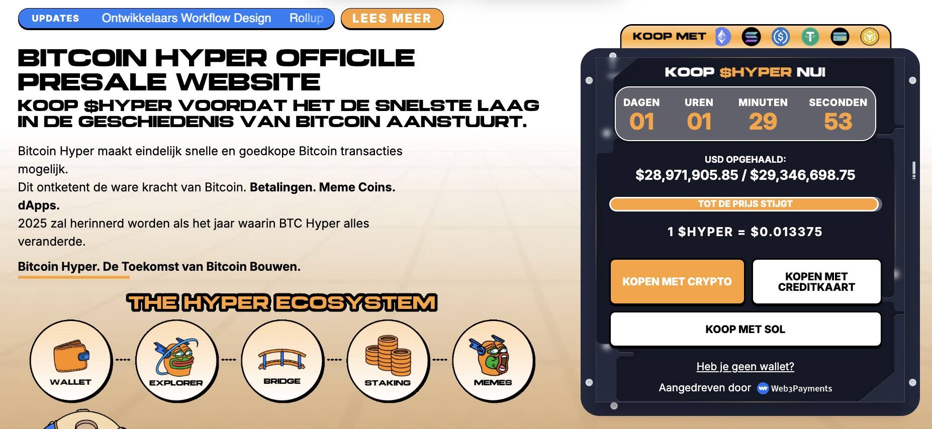 Bitcoin Hyper presale 