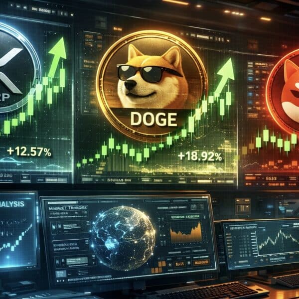 ChatGPT voorspelt XRP, Dogecoin en Shiba Inu koers voor eind 2025