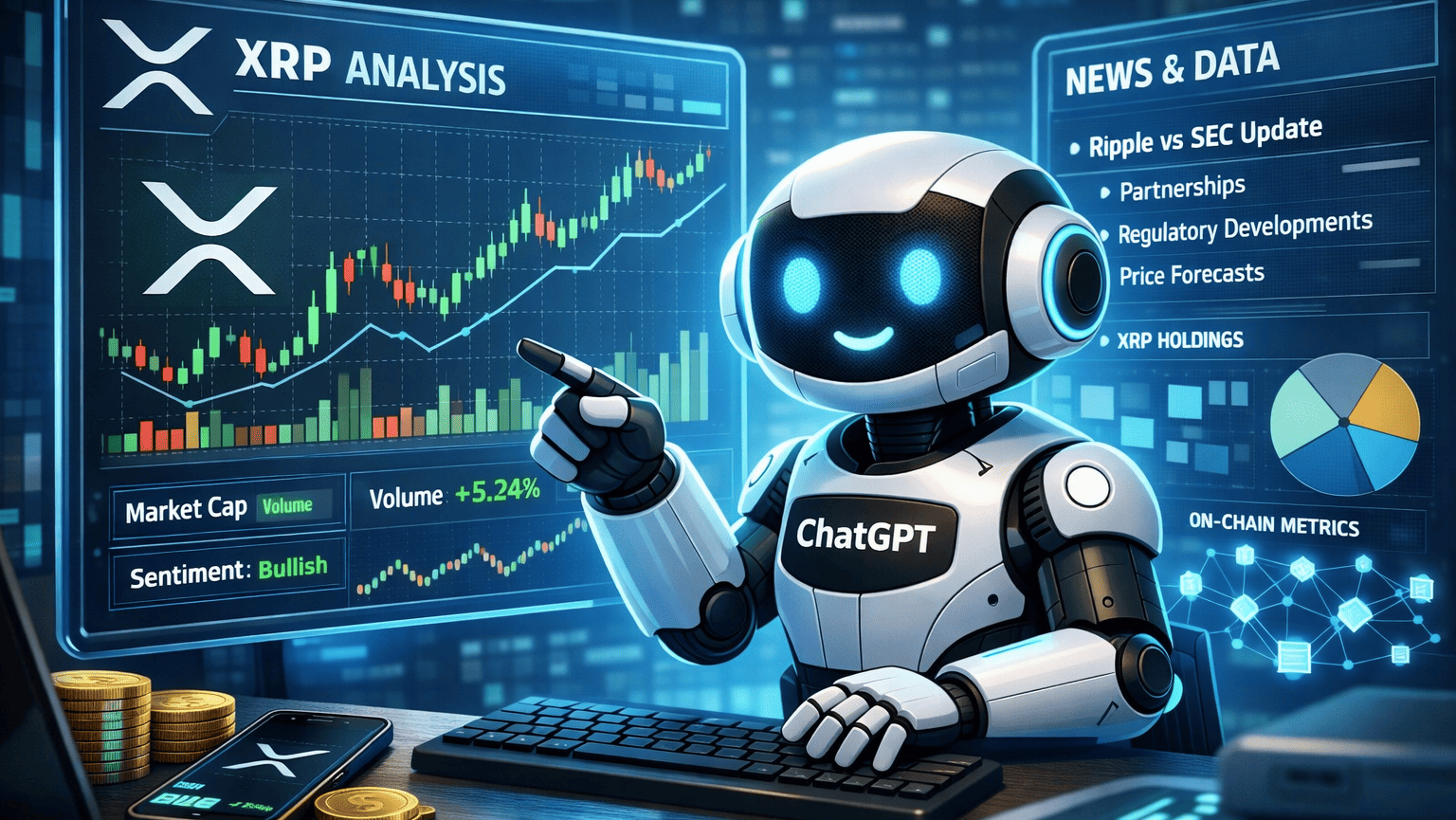 GPT-5 voorspelt XRP koers naar $15 en presale met 100x potentie