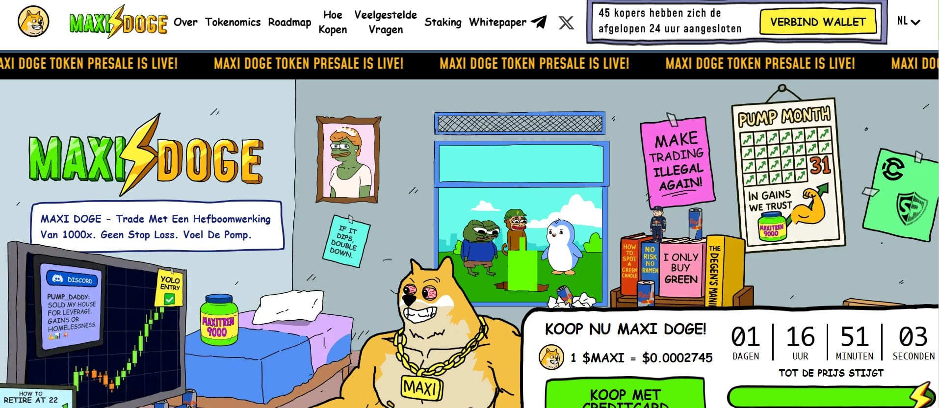 Maxi Doge Presale $MAXI