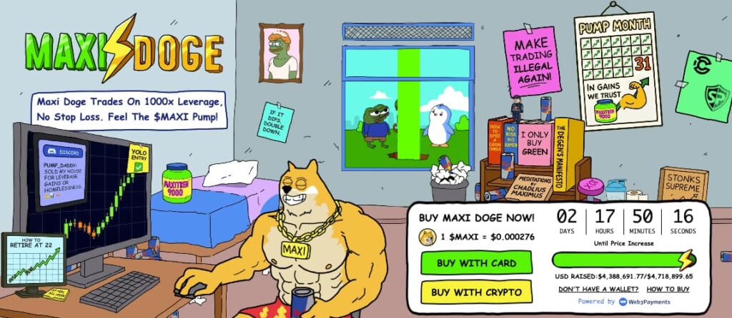 Maxi Doge MAXI presale