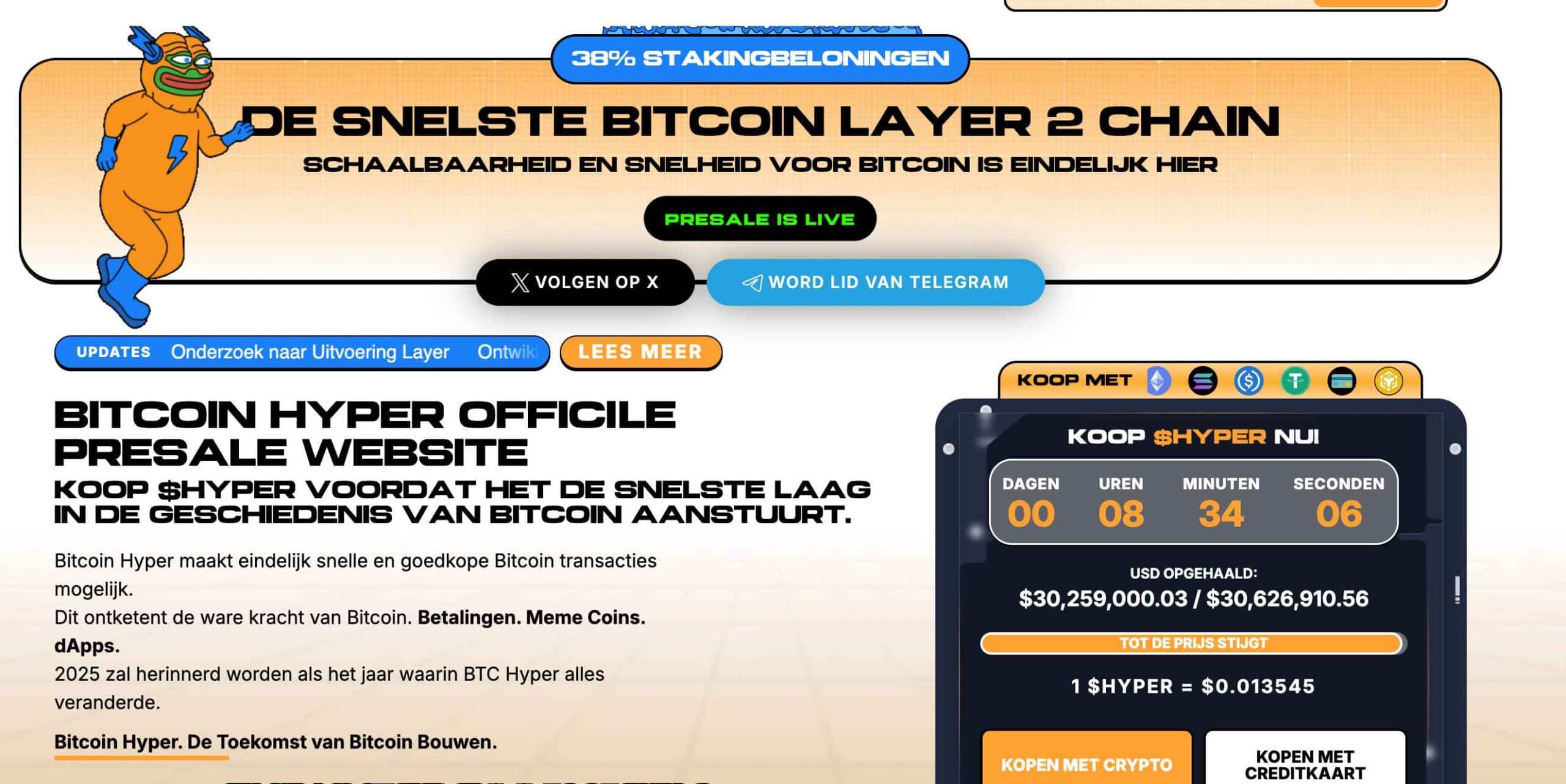 Bitcoin Hyper meme coin presale