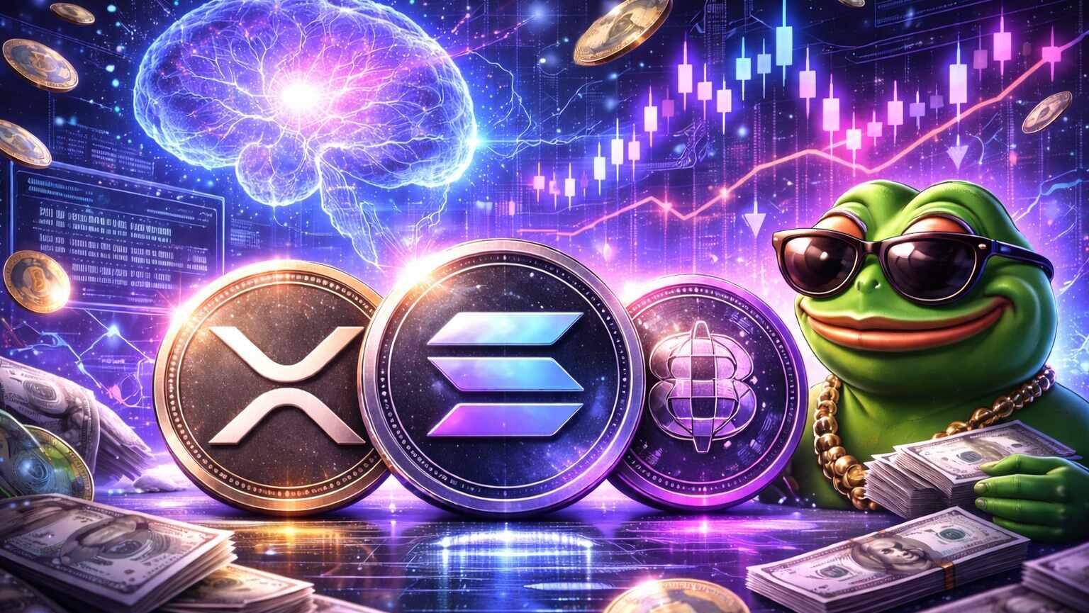 AI modellen voorspellen XRP, BTC en SOL - ChatGPT vs Claude