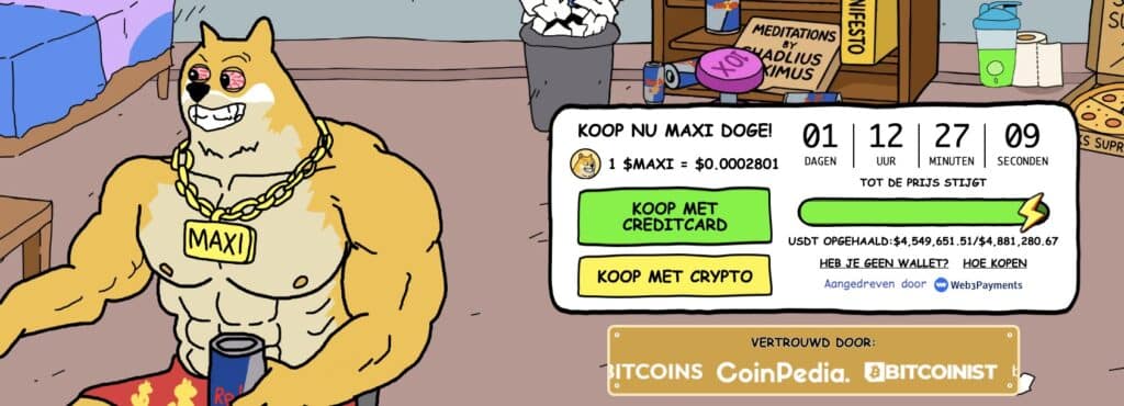 Maxi Doge $MAXI token presale