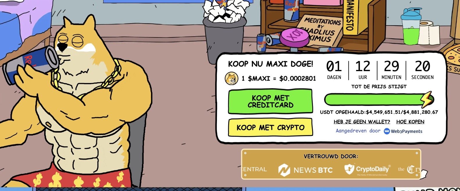 Maxi Doge $MAXI token presale