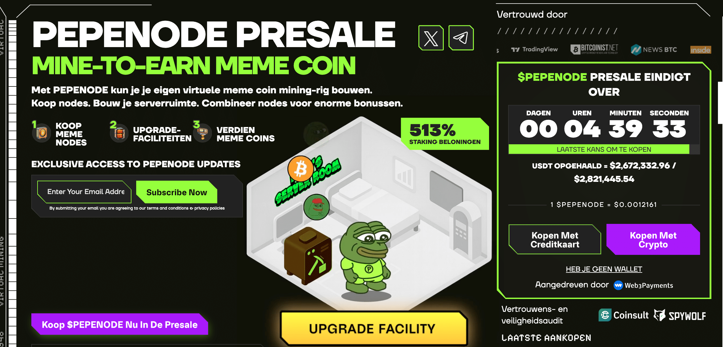 Pepenode meme coin