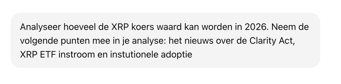 Prompt XRP ETF verwachting